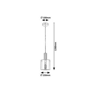 LAMPA DONATI 1X 40W  5249 CHROM