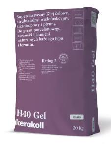 Klej żelowy Kerakoll H40 Gel biały 20kg