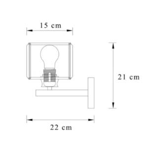 Kwarc Kinkiet Y-T-020 Agora