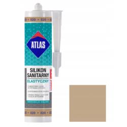 Silikon sanitarny 280ml beżowy Atlas 020