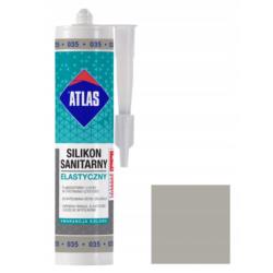 Silikon Sanitarny Atlas Elastyczny 037 280ml Grafitowy