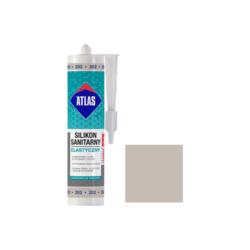 Silikon sanitarny 280ml popielaty Atlas 202