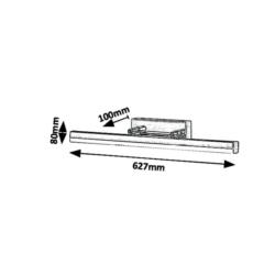 Kinkiet Lampa Łazienkowa Silas Rabalux LED 18W Złoty 5729