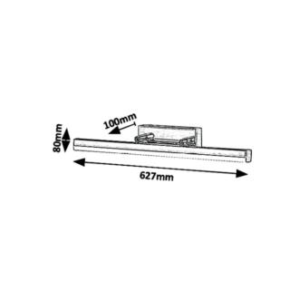 Kinkiet Lampa Łazienkowa Silas Rabalux LED 18W Złoty 5729