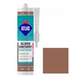 Silikon Sanitarny Atlas Elastyczny 123 280ml Jasnobrązowy