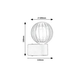 Kinkiet Lampa Ścienna Momo Agora E27 40W Srebrny WL-06308-1