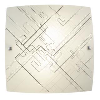 Plafon Lampa Sufitowa Roger Rabalux E27 60W Biały 3292