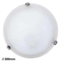 Plafon Lampa Sufitowa Alabastro Rabalux E27 60W Biały 3202