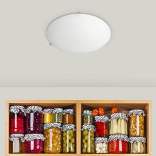 Plafon Lampa Sufitowa Simple Rabalux E27 60W Biały 1803