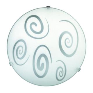 Plafon Lampa Sufitowa Spiral Rabalux E27 60W Biały 1822