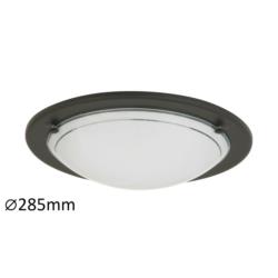 Plafon Lampa Sufitowa Ufo Rabalux E27 60W Czarny 5103