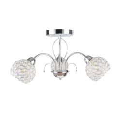 Lampa Sufitowa Sezam Agora E14 3x40W Srebrny 3 L2199-3-CH