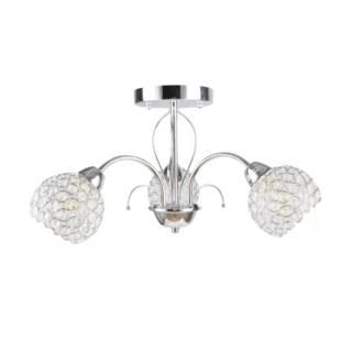 Lampa Sufitowa Sezam Agora E14 3x40W Srebrny 3 L2199-3-CH