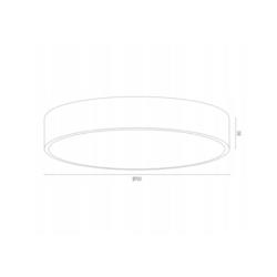 Plafon Lampa Sufitowa Darling Argon E27 6x15W Czarny 2536