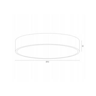 Plafon Lampa Sufitowa Darling Argon E27 6x15W Czarny 2536