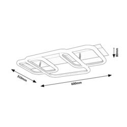 Plafon Lampa Sufitowa Fandral Rabalux LED 42W 6997