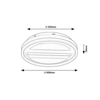 Plafon Lampa sufitowa Gremin Rabalux LED 55W 71112