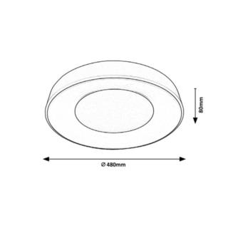 Plafon Lampa Sufitowa Ceilo Rabalux LED 38W 3082