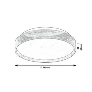 Plafon Lampa Sufitowa Leana 2 Rabalux LED 24W 71144