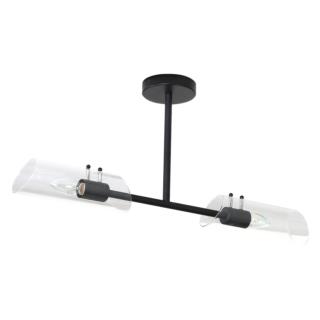 Lampa Sufitowa Łazienkowa Teodoro Rabalux E14 2x12W Czarna 75028