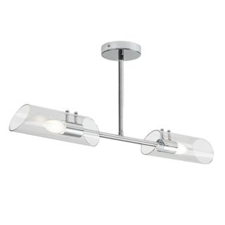 Lampa Sufitowa Łazienkowa Teodoro Rabalux E14 2x12W Srebrny 75030