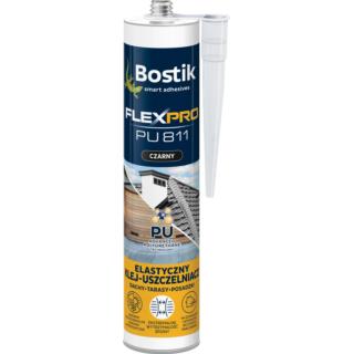 Klej montażowy Flexpro PU 811 czarny 300 ml Bostik