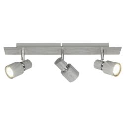 Reflektor Lampa Sufitowa Merkur Rabalux GU10 3x50W Szary 6127