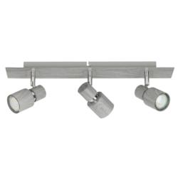 Reflektor Lampa Sufitowa Merkur Rabalux GU10 3x50W Szary 6127