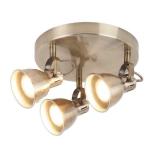 Reflektor Lampa Sufitowa Ralph Rabalux GU10 3x9W Złoty 6729