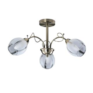 Żyrandol Lampa Sufitowa Joel Rabalux E27 3x60W Brąz 2270