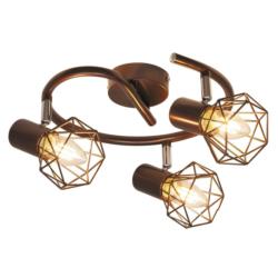 Reflektor Lampa Sufitowa Odin Rabalux E14 3x40W Brąz 6884