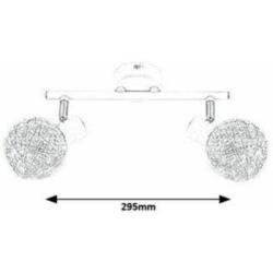 Spot Hazel LED 2Xmax Mat Biały 5618***