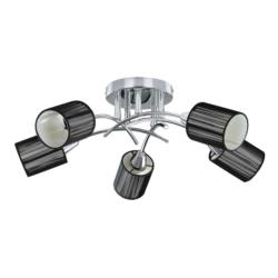 Lampa Sufitowa Veda Rabalux E14 5x9W Srebrna 6002