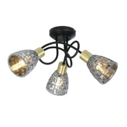 Lampa Sufitowa Stacy Rabalux E14 3x40W Czarna 6929