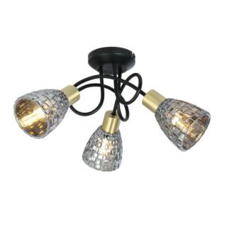 Lampa Sufitowa Stacy Rabalux E14 3x40W Czarna 6929