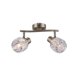 Reflektor Lampa Sufitowa Ava Agora E14 2x40W Patyna Y-19-P012-AB