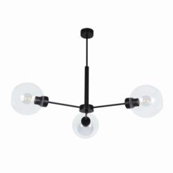 Lampa Wisząca Sufitowa Lambert Kaja E27 3x60W Czarna K-4856