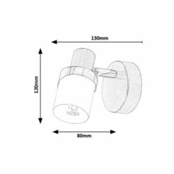 Spot Finian E14 1X Max40W Chrom/Satyna 5631