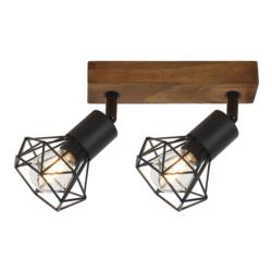 Reflektor Lampa Sufitowa Zeus Rabalux E14 2x40W Czarny 3138