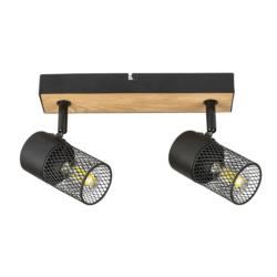 Reflektor Lampa Sufitowa Metta Rabalux E14 2x40W Czarny 71152