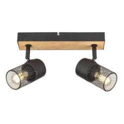 Reflektor Lampa Sufitowa Metta Rabalux E14 2x40W Czarny 71152