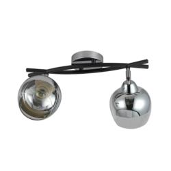 Reflektor Lampa Sufitowa Momo Agora E27 2x40W Srebrny 06308-2