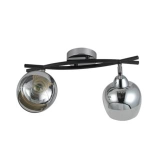 Reflektor Lampa Sufitowa Momo Agora E27 2x40W Srebrny 06308-2