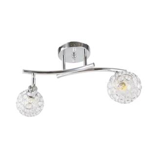 Reflektor Lampa Sufitowa Calipso Agora E14 2x40W Srebrny 73048-2