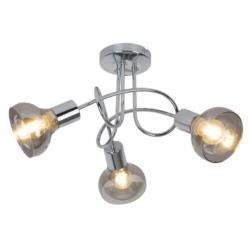 Reflektor Lampa Sufitowa Holly Rabalux E14 3x40W Srebrny 5557