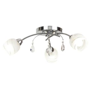 Lampa Sufitowa Melissa Rabalux E14 3x60W Srebrna 2621