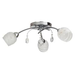 Lampa Sufitowa Melissa Rabalux E14 3x60W Srebrna 2621