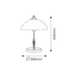 Lampka Biurkowa Nocna Regina Rabalux E14 40W 8172