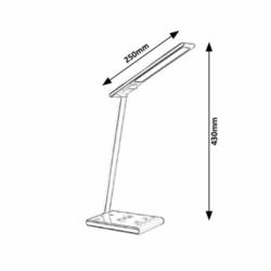 Lampka Biurkowa Sheldon Rabalux LED 5W Czarna 6019