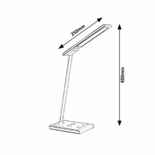 Lampka Biurkowa Sheldon Rabalux LED 5W Czarna 6019